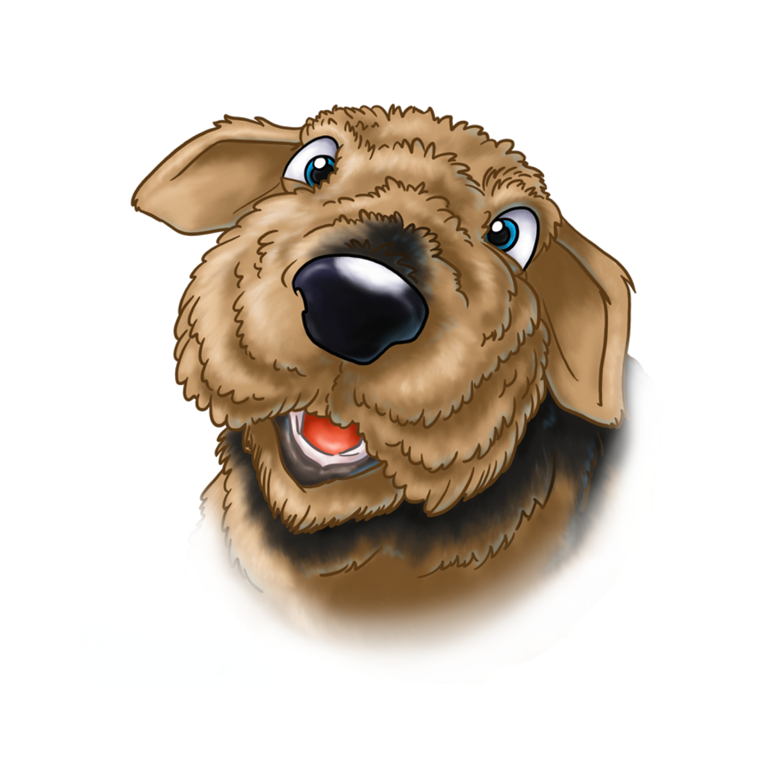 Rocky &mdash; a playful and trusting dog character