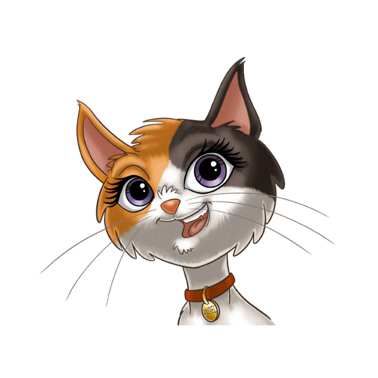 Angel &mdash; an empathetic and optimistic cat character